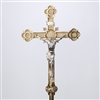 CCG-127    PROCESSIONAL CROSS WITH SILVER CORPUS