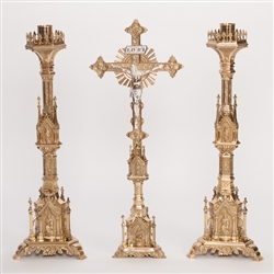 CCG-132  Fine Ornate Gothic Candlestick