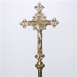 CCG-143PC - Traditional Church Processional Cross