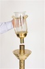 BRASS SANCTUARY LAMP ADAPTER TOP