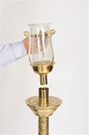 BRASS SANCTUARY LAMP ADAPTER TOP