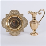 CCG-158B    BRASS EWER AND BASIN