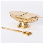 CCG-172B Cathedral Incense Boat and Spoon