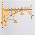 GOLD PLATED SANCTUARY LAMP BRACKET, CENSER HOOK