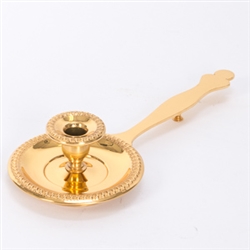 GOLDPLATED BISHOP BUSIA - CANDLE TRAY