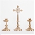 BRASS ALTAR TOP CANDLESTICK