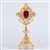 Ornate French Reliquary (Goldplated) - 18 ht.