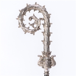 SILVER BISHOP CROSIER