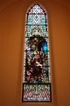 Antique German Stained Glass Window,