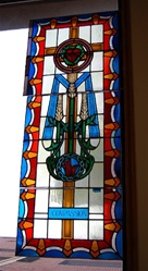 # 6 of 7 Church Stained Glass Window