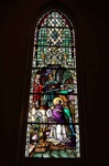 SG-474  "St. Thomas Becket"  Antique German Stained Glass Window