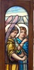 THIS WINDOW IS SOLD, "LAMB STUDIOS" ANGELS WITH FLUTES STAINED GLASS WINDOW