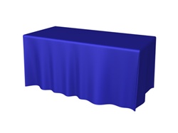 6ft 3 Sided DRAPED Table Throw