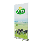 Retractable Double Sided Bannerstand 2 39.4"