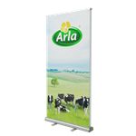 Retractable Double Sided Bannerstand 2 39.4"