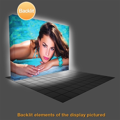 10ft VBurst 4x3 Flat BACKLIT Display