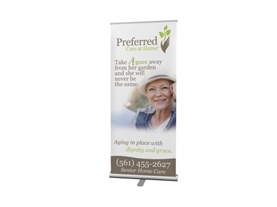 33"W Economy Retractable Banner Kit