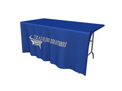 6ft Table DRAPE 2 Color Imprint