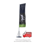 Mondo OUTDOOR Rectangle Banner Flag Stand 23ft