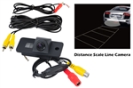 Audi Vehicle Specific Infrared Rear View Backup Camera with Distance Scale Line