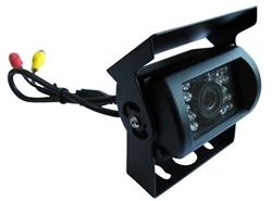 Heavy Duty Universal Mount Infrared Rear View Camera w/ Anti-glare Shield & Distance Scale Line