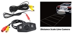 Honda Vehicle Specific Infrared Rear View Backup Camera with Distance Scale Line