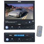 Pyle PLTS76U 7'' Single DIN IMotorized Touch Screen LCD Monitor w/ DVD/CD/MP3/USB/SD/AM-FM Receiver