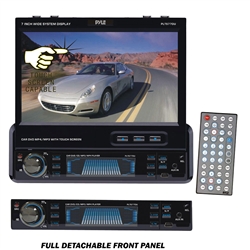Pyle PLTS77DU 7'' In-Dash Motorized TouchScreen TFT/LCD Monitor w DVD/CD/MP3/USB/SD/AM/FM/RDS
