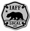 Local 1227 Stickers - Black