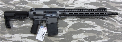 POF USA GEN 4 EDGE P308 16"   Tungsten Grey from Patriot Ordnance Factory direct impingement 7.62MM, 308 rifle SKU 01211