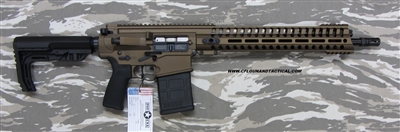 POF USA GEN 4 EDGE 16"   Burnt Bronze from Patriot Ordnance Factory gas piston 6.5 Creedmoor