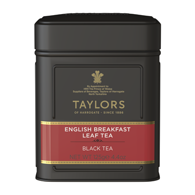 Taylors of Harrogate English Breakfast - Loose Tea Tin Caddy 4.4oz