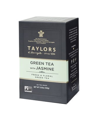 Taylors of Harrogate Green Tea with Jasmine - 50 Tea Bags