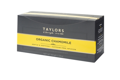 Taylors of Harrogate Organic Chamomile  - 100 Wrapped Tea Bags