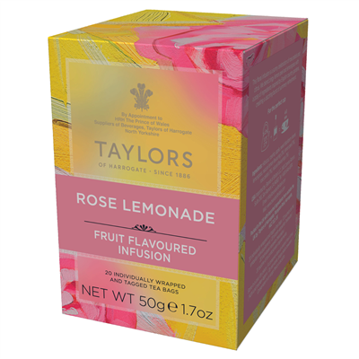 Taylors of Harrogate Rose Lemonade Infusion - 20