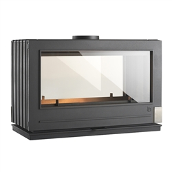 Invicta Aaron See-Thru Wood Burning Stove