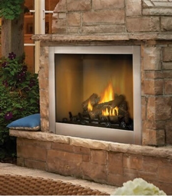 GSS42 Napoleon Outdoor Fireplace Stainless Steel