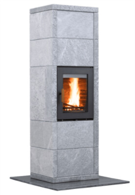 Norsk Kleber Kube 5 Wood Soapstone Stove