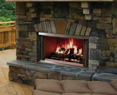 Majestic Montana 36" Outdoor Wood Fireplace