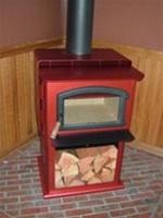 The Mahogany Breckwell Wood Burning Stove