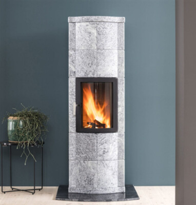 Norsk Kleber Merethe Plus 5 Wood Soapstone Stove