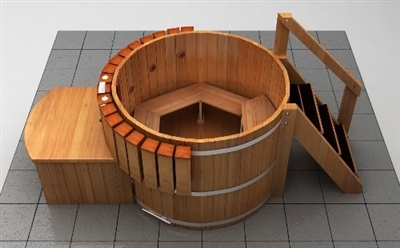 Northern Lights Classic HT4 Cedar Hot Tub