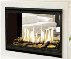 J.A. Roby Suroit Direct Vent See-Thru Gas Fireplace