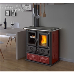 La Nordica Rosetta Sinistra BII Liberty Wood Cookstove Antique Parchment