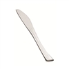 Glimmerware EMI-GWDK 600 8" Plastic Silverware Cutlery Silver Look Dinner Knife
