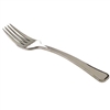 Glimmerware EMI-GWSAF 600 7" Salad Fork Silver Plastic Silverware Dinner Salad Forks