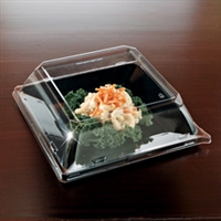 EMI Yoshi Emi-Sp8LP 8" Square Disposable Plastic Clear Dome Lids ( Pet )