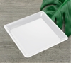 Emi-Yoshi Emi-716 16" Conserve Square Disposable Plastic Serving Trays Unbreakable Trays