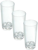 Zappy 1.75 oz Shooter Glasses Heavy Weight Disposable Plastic Tall Shot Glasses