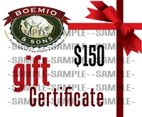 $150.00 GIFT CERTIFICATE - Boemio's Market